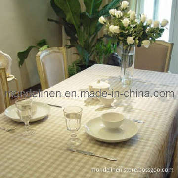 Check Style Linen Table Cloth (TC-009)